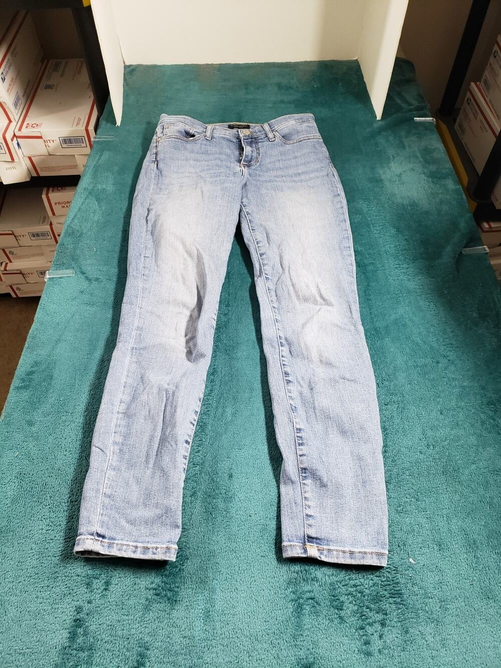 Banana Republic Jeans Size 26 Women Blue Pants Stretch Denim Mid Rise Skinny